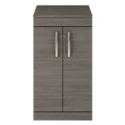 Brooklyn Floor Standing Countertop Vanity Unit - Grey Avola - 505mm With Chrome Handles -Duravit Bathroom Shop bfs5wtg d3