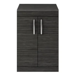 Brooklyn Floor Standing Countertop Vanity Unit - Black - 605mm With Chrome Handles 11 Brooklyn Floor Standing Countertop Vanity Unit - Black - 605mm With Chrome Handles -Duravit Bathroom Shop bfs6wtb d4