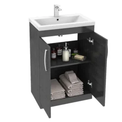 Brooklyn Black Vanity Furniture Package 12 Brooklyn Black Vanity Furniture Package -Duravit Bathroom Shop bhbpk nd1