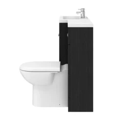 Brooklyn Black 1100mm Combination Furniture Pack -Duravit Bathroom Shop bk1100blk d4