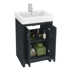 Chatsworth 3-Piece Traditional Graphite Bathroom Suite 11 Chatsworth 3-Piece Traditional Graphite Bathroom Suite -Duravit Bathroom Shop blkc3pc d2