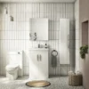 Brooklyn WC Unit With Cistern - White Gloss - 500mm -Duravit Bathroom Shop bwc5wht n d3