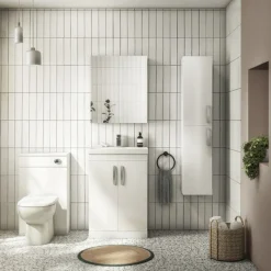 Brooklyn WC Unit With Cistern - White Gloss - 500mm