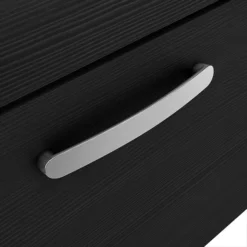 Brooklyn 500 Black Wall Hung 2 Drawer Vanity Unit With Thin-Edge Basin -Duravit Bathroom Shop bwh5blk2dte nd2