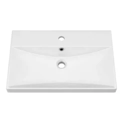 Brooklyn 600 Black Wall Hung 2 Drawer Vanity Unit With Thin-Edge Basin 8 Brooklyn 600 Black Wall Hung 2 Drawer Vanity Unit With Thin-Edge Basin -Duravit Bathroom Shop bwh6blk2dte nd1