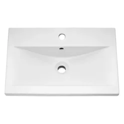 Brooklyn 600mm White Gloss 2 Drawer Wall Hung Vanity Unit -Duravit Bathroom Shop bwh6w2d detail2