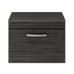 Brooklyn Wall Hung Countertop Vanity Unit - Black - 605mm -Duravit Bathroom Shop bwh6wtb d1