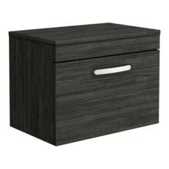 Brooklyn Wall Hung Countertop Vanity Unit - Black - 605mm -Duravit Bathroom Shop bwh6wtb nl