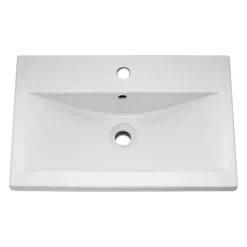 Brooklyn 500mm Grey Avola Wall Hung 1-Drawer Vanity Unit With Brushed Brass Handle -Duravit Bathroom Shop bwhsd5gabb d1