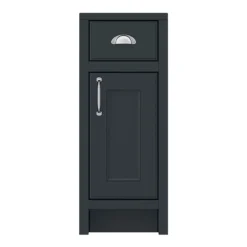 Chatsworth Graphite Cupboard Unit 300mm Wide X 435mm Deep -Duravit Bathroom Shop c300blk n d1