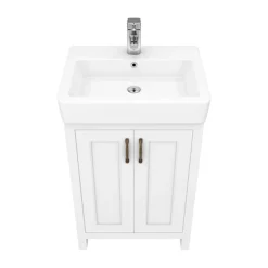 Chatsworth Traditional White Vanity - 560mm Wide 13 Chatsworth Traditional White Vanity - 560mm Wide -Duravit Bathroom Shop c560wht d4