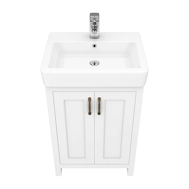 Chatsworth Traditional White Vanity - 560mm Wide 8 Chatsworth Traditional White Vanity - 560mm Wide - Image 6