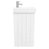 Chatsworth Traditional White Vanity - 560mm Wide -Duravit Bathroom Shop c560wht d6