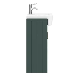 Chatsworth Traditional Green Semi-Recessed Vanity - 600mm Wide -Duravit Bathroom Shop c600srgrn d3