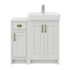 Chatsworth Traditional Grey 560mm Vanity Sink + 300mm Cupboard Unit -Duravit Bathroom Shop c825gry n d6