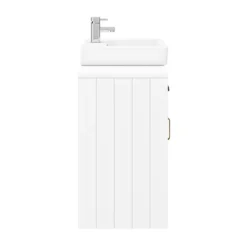 Chatsworth Traditional White 560mm Vanity Sink + 300mm Cupboard Unit