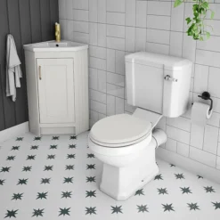 Chatsworth Traditional Grey Corner Vanity Unit -Duravit Bathroom Shop chatcrngry d2