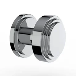 Burlington Chalfont 550mm Matt Black Single Drawer Vanity Unit With Chrome Handle