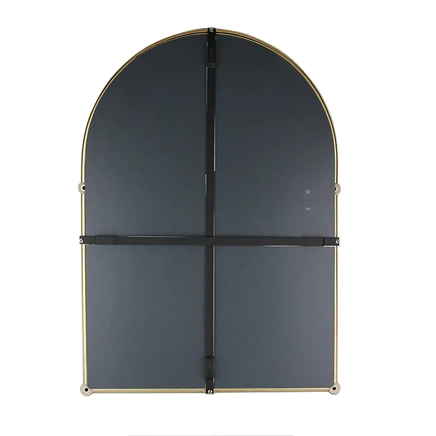 Chatsworth Traditional 673 X 490mm Arched Mirror - Brushed Brass 7 Chatsworth Traditional 673 X 490mm Arched Mirror - Brushed Brass - Image 5