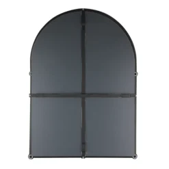 Chatsworth Traditional 673 X 490mm Arched Mirror - Matt Black -Duravit Bathroom Shop chtmbm detail033
