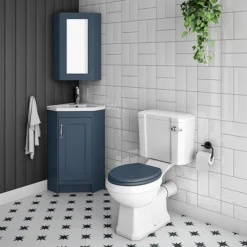 Chatsworth Corner Mirror Cabinet Blue 9 Chatsworth Corner Mirror Cabinet Blue -Duravit Bathroom Shop cnrmcabblu d2