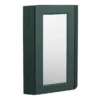 Chatsworth Corner Mirror Cabinet Green -Duravit Bathroom Shop cnrmcabgrn l