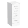 Cove 300x330mm White 4 Drawer Unit -Duravit Bathroom Shop cove300x330mmwhite4drawerunitlrg