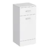 Cove 350x300mm White Laundry Basket -Duravit Bathroom Shop cove350x300mmwhitelaundrybasketnd1