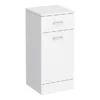 Cove 350x330mm White Laundry Basket
