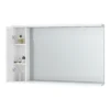Cove White Large Illuminated Mirror Cabinet (1200mm Wide) -Duravit Bathroom Shop covewhiteilluminatedmirrorcabinet1200mmd1