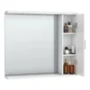 Cove White Illuminated Mirror Cabinet (850mm Wide) -Duravit Bathroom Shop covewhiteilluminatedmirrorcabinet850mmd1