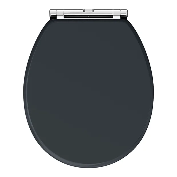 Chatsworth Traditional Graphite Semi-Recessed Vanity Unit W. Matt Black Handles + Toilet Package 7 Chatsworth Traditional Graphite Semi-Recessed Vanity Unit W. Matt Black Handles + Toilet Package - Image 5