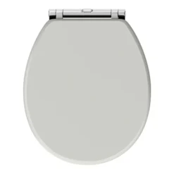 Chatsworth Traditional Grey Semi-Recessed Vanity Unit W. Matt Black Handles + Toilet Package -Duravit Bathroom Shop csr6wcgrymbd4