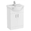 Cove White Gloss Double Basin Vanity + Drawer Combination Unit 2 Cove White Gloss Double Basin Vanity + Drawer Combination Unit -Duravit Bathroom Shop cv1400pk d3
