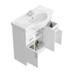 Cove 2020mm Bathroom Furniture Pack (High Gloss White - Depth 330mm) 10 Cove 2020mm Bathroom Furniture Pack (High Gloss White - Depth 330mm) -Duravit Bathroom Shop cv2020bs d1
