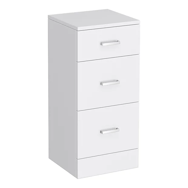Cove 2020mm Bathroom Furniture Pack (High Gloss White - Depth 330mm) 8 Cove 2020mm Bathroom Furniture Pack (High Gloss White - Depth 330mm) - Image 6