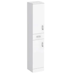 Cove 2020mm Bathroom Furniture Pack (High Gloss White - Depth 330mm)