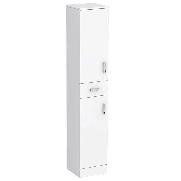Cove 2020mm Bathroom Furniture Pack (High Gloss White - Depth 330mm) 3 Cove 2020mm Bathroom Furniture Pack (High Gloss White - Depth 330mm)