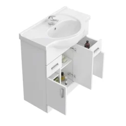 Cove 2270mm Bathroom Furniture Pack (High Gloss White - Depth 330mm) 10 Cove 2270mm Bathroom Furniture Pack (High Gloss White - Depth 330mm) -Duravit Bathroom Shop cv2070bs d1