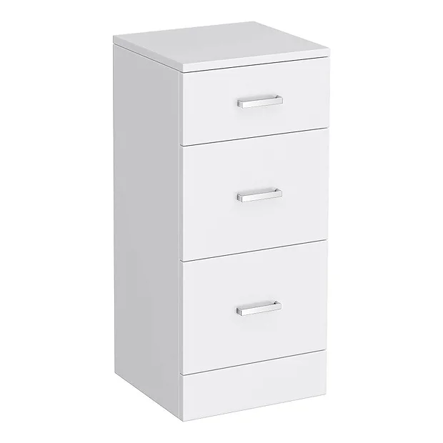 Cove 2270mm Bathroom Furniture Pack (High Gloss White - Depth 330mm) 8 Cove 2270mm Bathroom Furniture Pack (High Gloss White - Depth 330mm) - Image 6