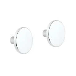 Crosswater Canvass White Gloss 900mm Double Drawer Unit With Carrara Marble Effect Worktop -Duravit Bathroom Shop cv485wlwg d1