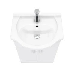 Cove White 550mm Vanity Unit (Flat Packed) -Duravit Bathroom Shop cv550 d4