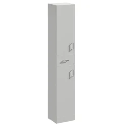 Cove 350mm Gloss Tallboy Unit (Gloss Light Grey - Depth 330mm)