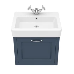 Chatsworth Traditional Blue 560mm Wall Hung Vanity -Duravit Bathroom Shop cwh560blund1