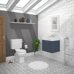 Chatsworth Traditional Blue 560mm Wall Hung Vanity -Duravit Bathroom Shop cwh560blund3