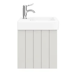 Chatsworth Traditional Grey 560mm 2 Drawer Wall Hung Vanity