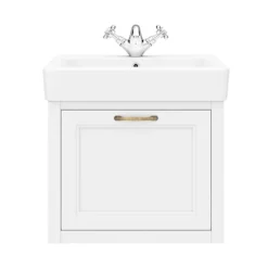 Chatsworth Traditional White 560mm Wall Hung Vanity -Duravit Bathroom Shop cwh560whtnd4