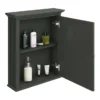 Old London Traditional Mirror Cabinet (650mm Wide - Charcoal) -Duravit Bathroom Shop daf604 d2