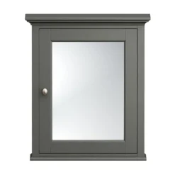 Old London Traditional Mirror Cabinet (650mm Wide - Charcoal) 11 Old London Traditional Mirror Cabinet (650mm Wide - Charcoal) -Duravit Bathroom Shop daf604 detail1