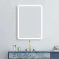 Cruze 500x700mm LED Universal Mirror Inc. Touch Sensor + Anti-Fog -Duravit Bathroom Shop edm06 d3